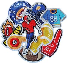 Rugby Fan Favorite Iron on Patches, for Hats, Clothes, Jeans, Pants, Jackets, Ba