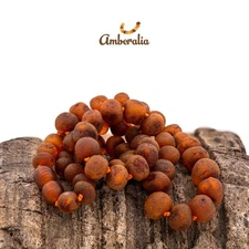Baltic Amber Necklace Raw Cognac