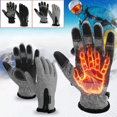 Touch Screen Gloves Winter Skiing Fishing Mittens Non-slip Waterproof Warm