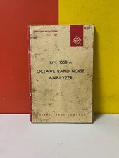 GENERAL RADIO COMPANY 1558-A Analyzer Operating Instructions