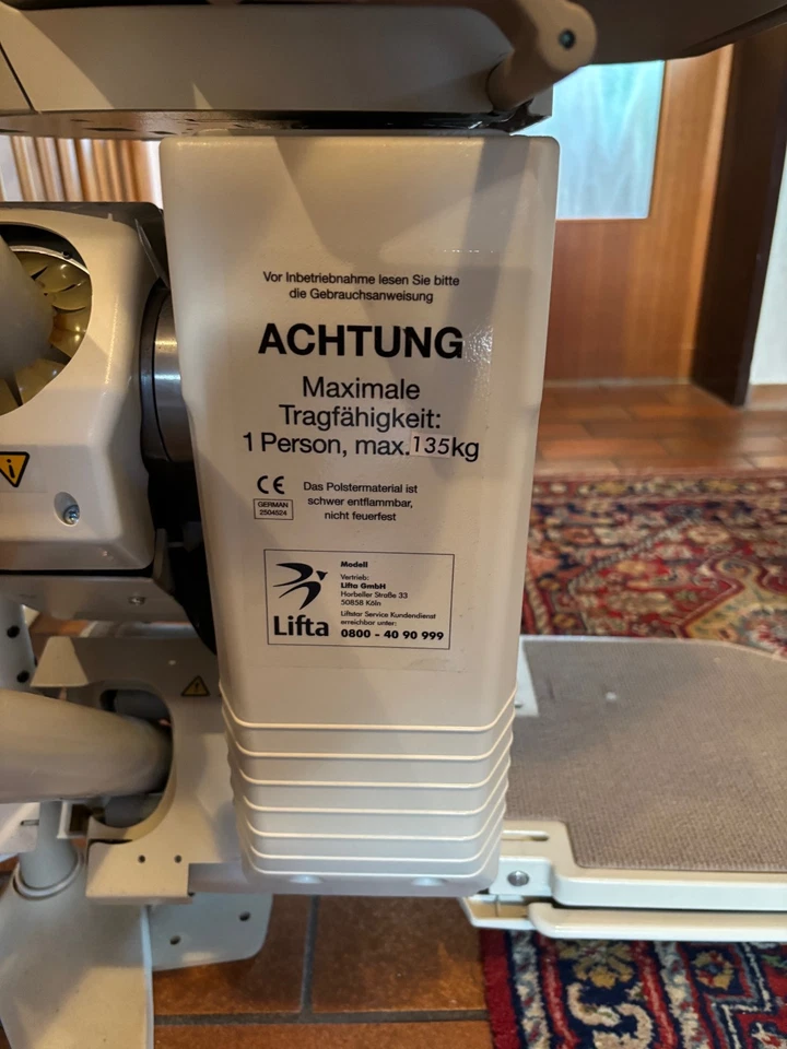 Lifta Treppenlift gebraucht Avantgarde 6000 - Bild 3 von 4