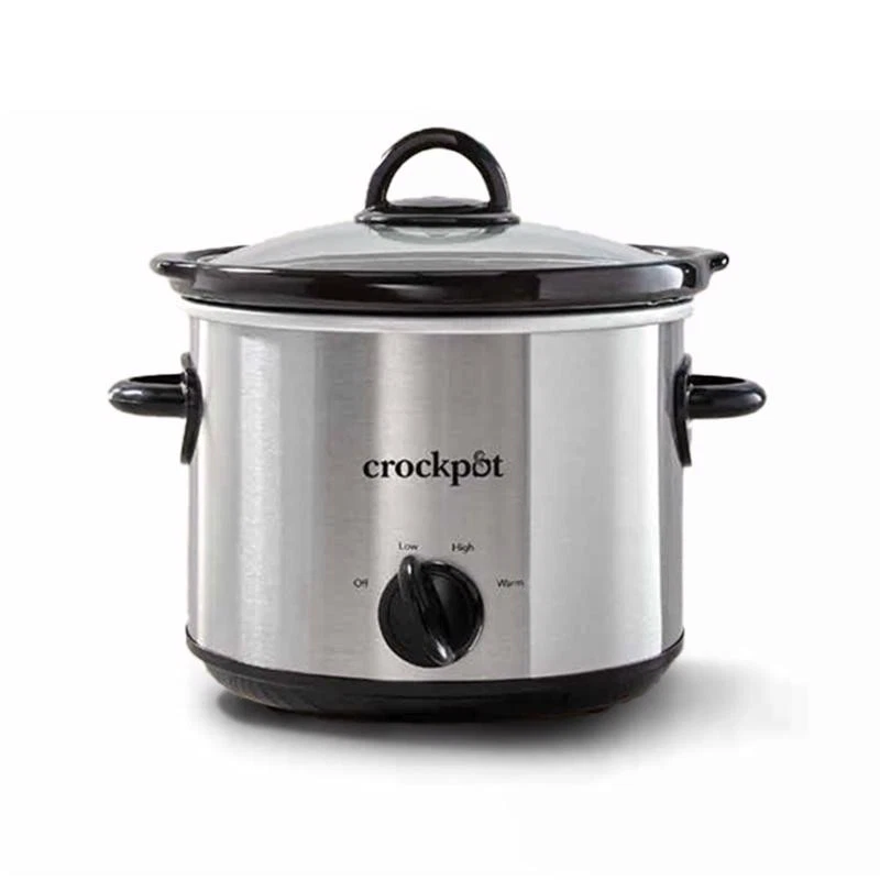 Crockpot 3 qt Black/Silver Stoneware Slow Cooker
Opens in a new window or tab