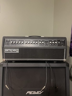 Ampeg VH-140C Solid State 2-Channel 70W Guitar Amp Head for Electric Guitar