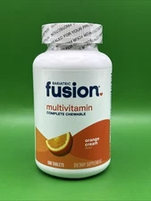 Bariatric Fusion Multivitamin Complete Chewable 120 Tablets Orange Cream Flavor