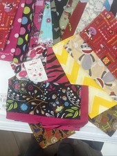 Mixed LOT Of23 Bandanas Paisley Cowboy Handkerchiefs polkadots camouflage