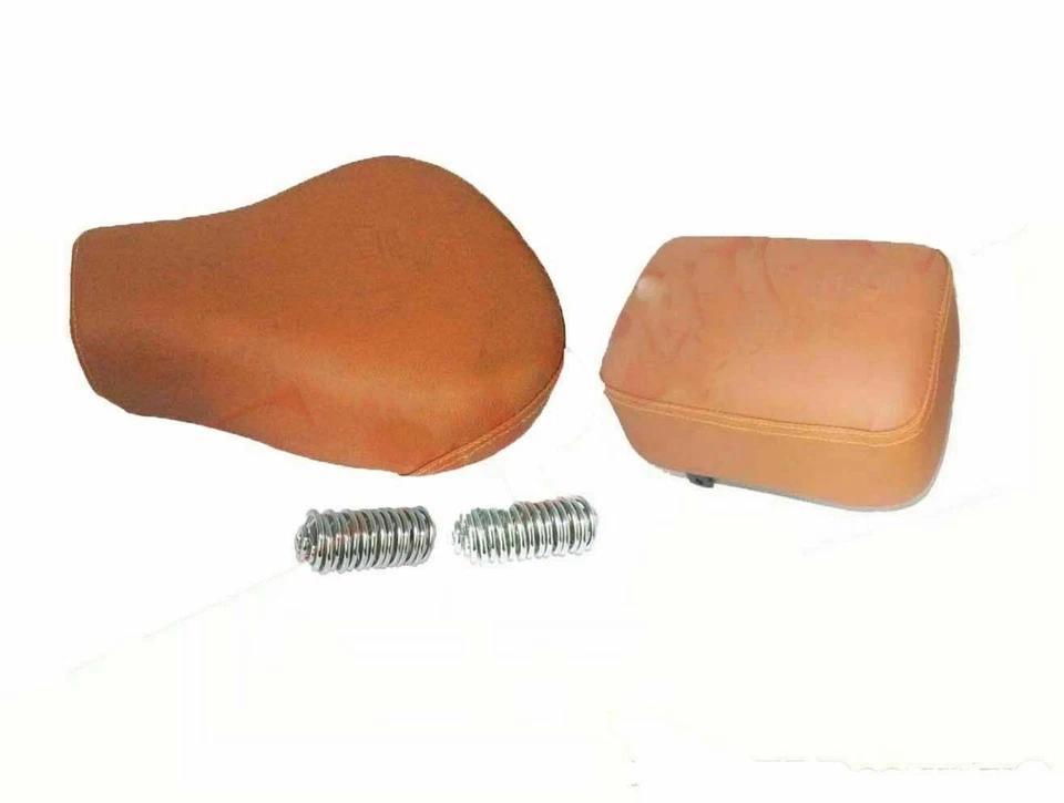 Ajuste para Royal Enfield Classic/Electra/Bullet - Asiento de pasajero delantero y trasero del piloto Foto 4 de 4