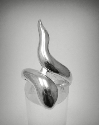 Echt Sterling Silber Ring Schlange gepunzt massiv 925 Top Qualität Kaiserin