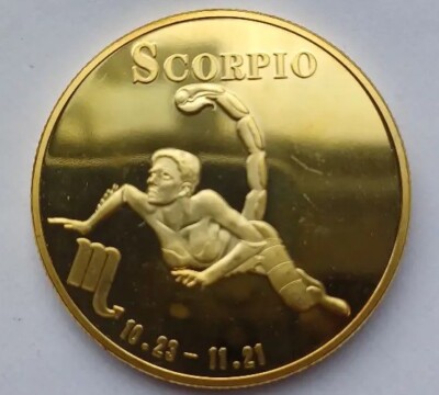 Scorpio Gold Coin Horoscope Birth Sign Astrology UK Drake Emma