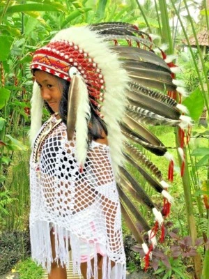 Federhaube, War Bonnet, Indian headdress, Coiffe indienne kenai, little big horn - Bild 1 von 4
