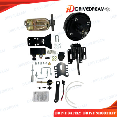 For 1957-77 Ford Truck 7''Single Power Booster Brake Conversion Kit & Valve