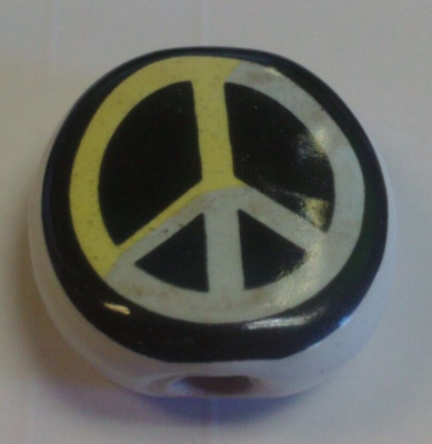 VINTAGE CERAMIC CIGARETTE SMOKING STONE PEACE SIGN SNEAK A HITTER TOKER