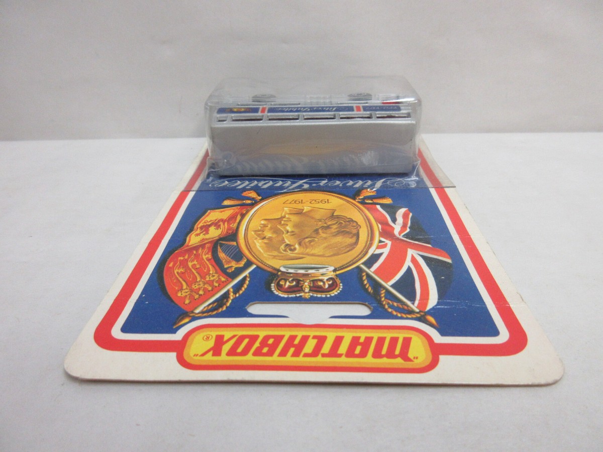 A boxed Matchbox SuperKings The Londoner Souvenir Silver Jubilee Bus. Model no.K15
