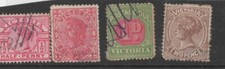 Australia Queen Victria Victoria State 1880-91 Postage Due Stamps VFU