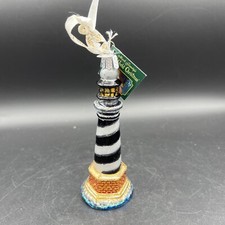 Old World Christmas CAPE HATTERAS LIGHTHOUSE 2003 Ornament Blown Glass