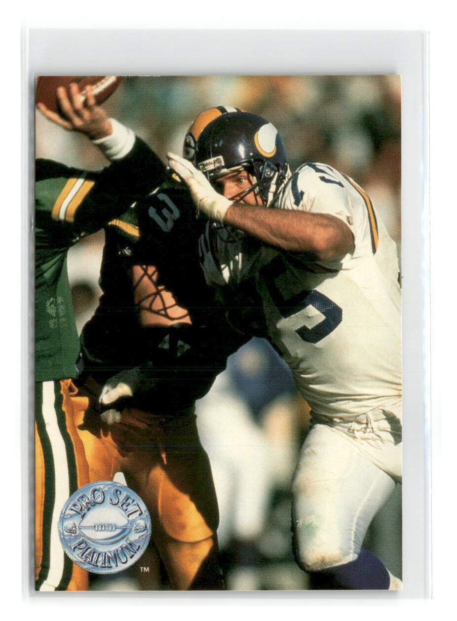 1991 Pro Set Platinum - #71 - Keith Millard - Minnesota Vikings