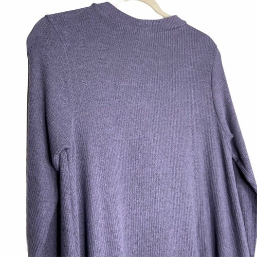 Vestido Suéter Cárdigan Lulu's Talla Mediana Brezo Azul Marino Dulce Comodidad - Imagen 6 de 10