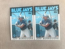  1986 Topps Baseball Card #168 Jeff Buttoughs Toronto Blue Jays NMMT Free Ship!