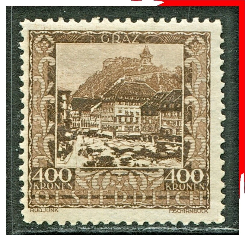 Mint Hinged Semi-Postal Austrian Stamps