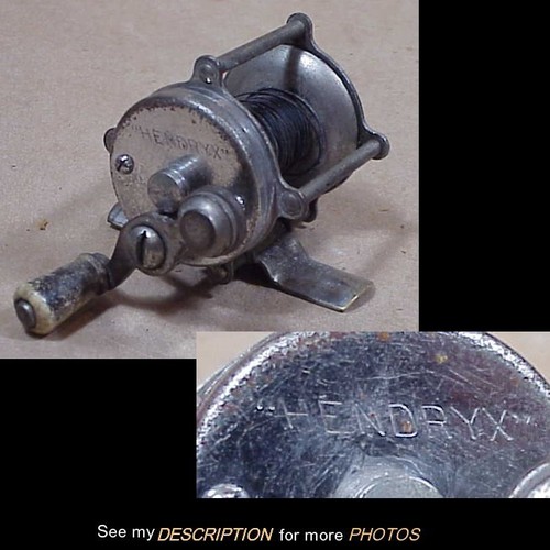 Antique 191020s Hendryx No 60 Casting Fishing Reel eBay