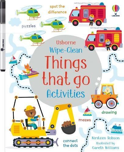 Wipe-Clean Things That Go Activities by Kirsteen Robson