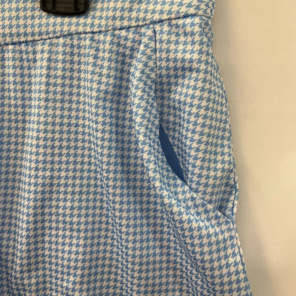 Pantalón corto de golf Fj para mujer talla pequeña azul para pies alegre tejido absorbente elástico Foto 4 de 4