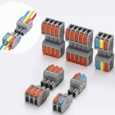 Compact Wire Connector Lever Conductor Quick Terminal Block Push Cable Connector