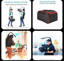 FlyCam Flowline 750N Stabilizing Camera Support System - Black, 33-42 lb...