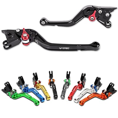 V-Trec - Motorrad Kupplung Bremshebel-Set für Yamaha FZ8 10-16 mit ABE Kurz / La
