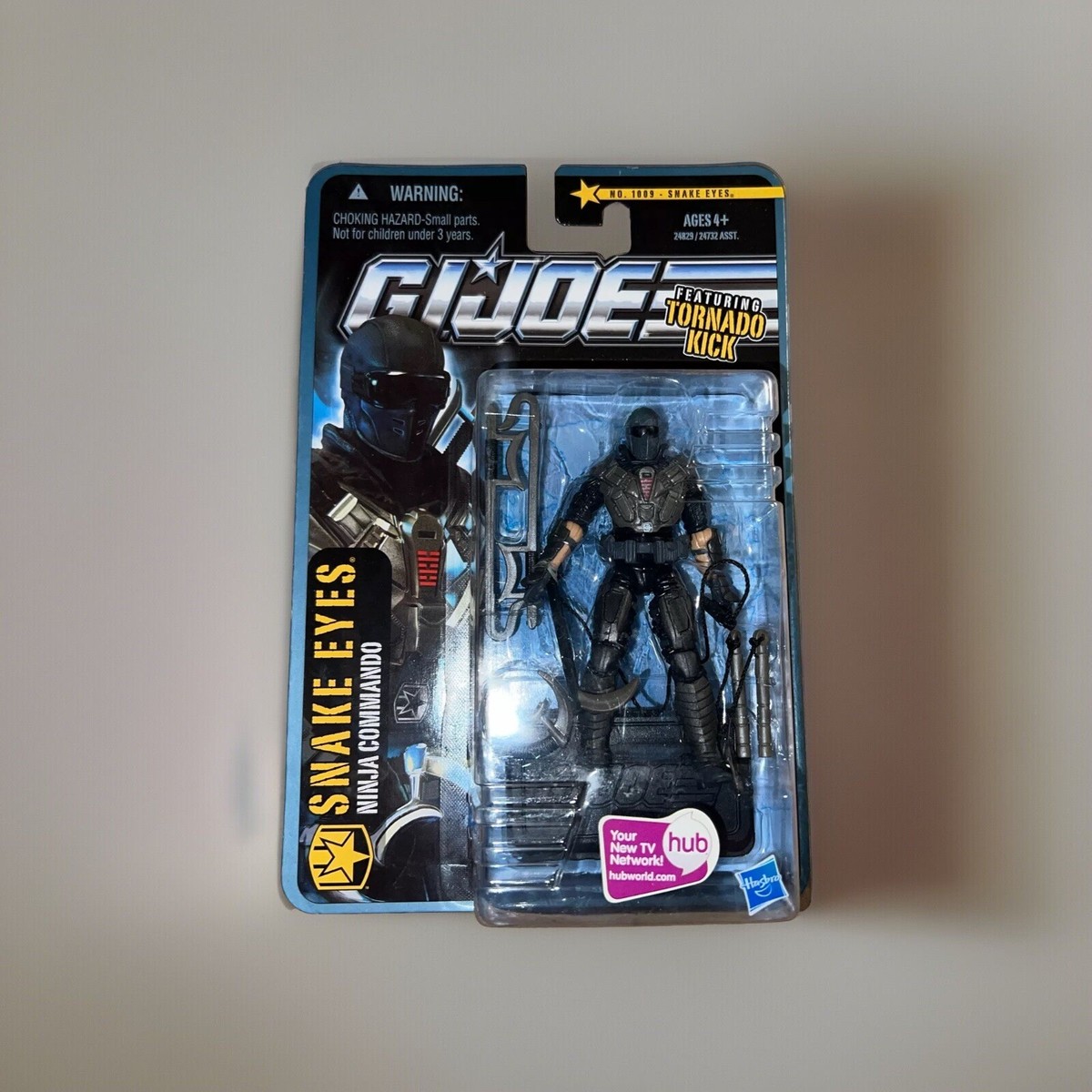 Hasbro G.I. Joe スネークアイズ Ninja Commando GI Joe Pursuit of Cobra SNAKE EYES v54 Ninja Commando