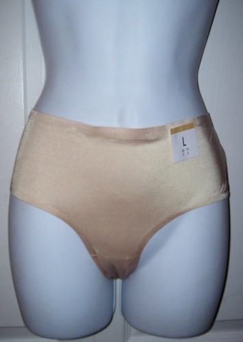 Dorina Women’s Large Panties Thin & Lightweight Beige Metallic NWT - Picture 3 of 11