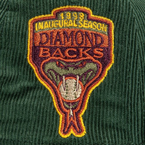Arizona Diamondbacks New Era 59FIFTY Inaugural Patch Fitted Corduroy Cap 7 3/8 - Picture 5 of 5