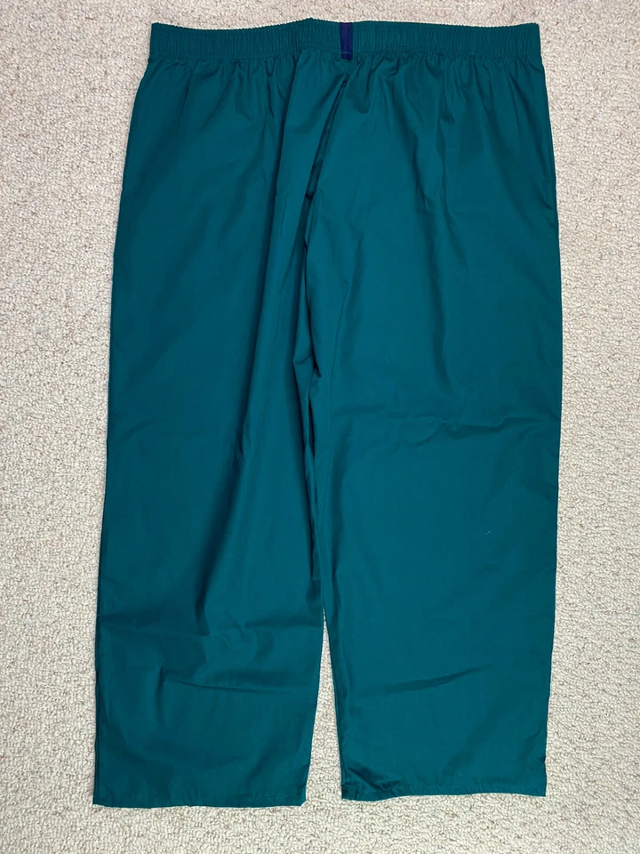 Модная печать унисекс брюки размер 3XL синий зеленый эластичный пояс легкий скрабы - Изображение 3 из 4