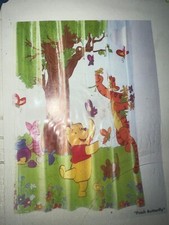 WINNIE THE POOH SHOWER CURTAIN NEW THICK PLASTIC VERY CUTE RARE ITEM