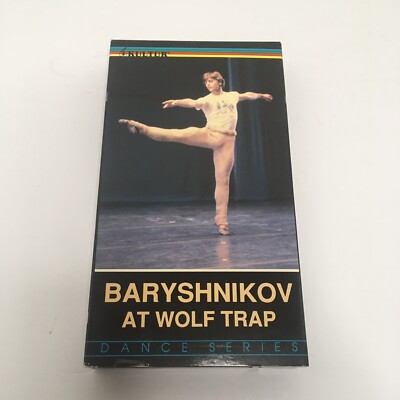 Baryshnikov Live At Wolf Trap - VHS- w/ Gelsey Kirkland & Marianna Tcherkassky