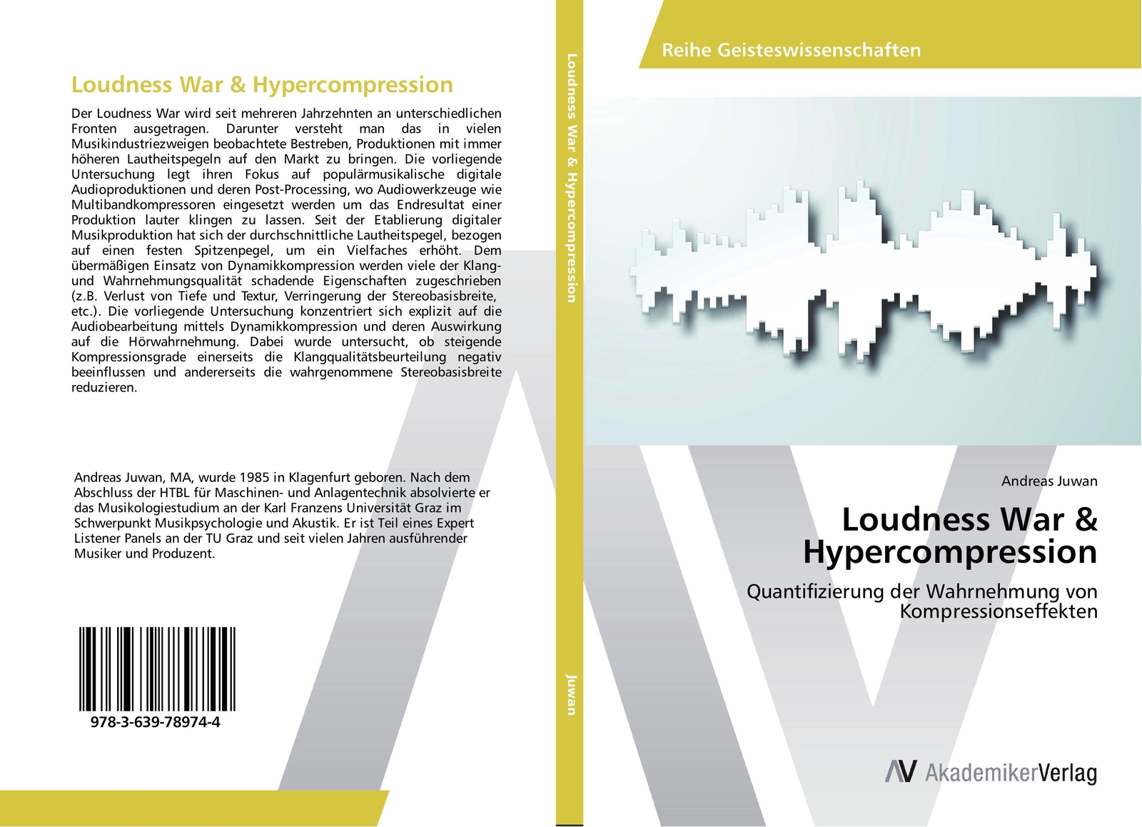 Thumbnail - Andreas Juwan | Loudness War & Hypercompression | Taschenbuch |