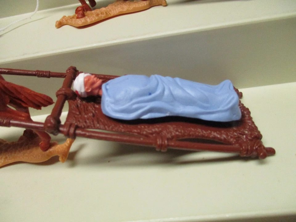 VTG Timpo Cavalry Civil War Travois Plastic Army Men 1/32 Figures Soldiers G3 - image 3 of 4