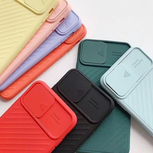 iPHONE 11 Case - Silicone Case with Camera Lens Protector Slide Cover - Picture 3 of 18