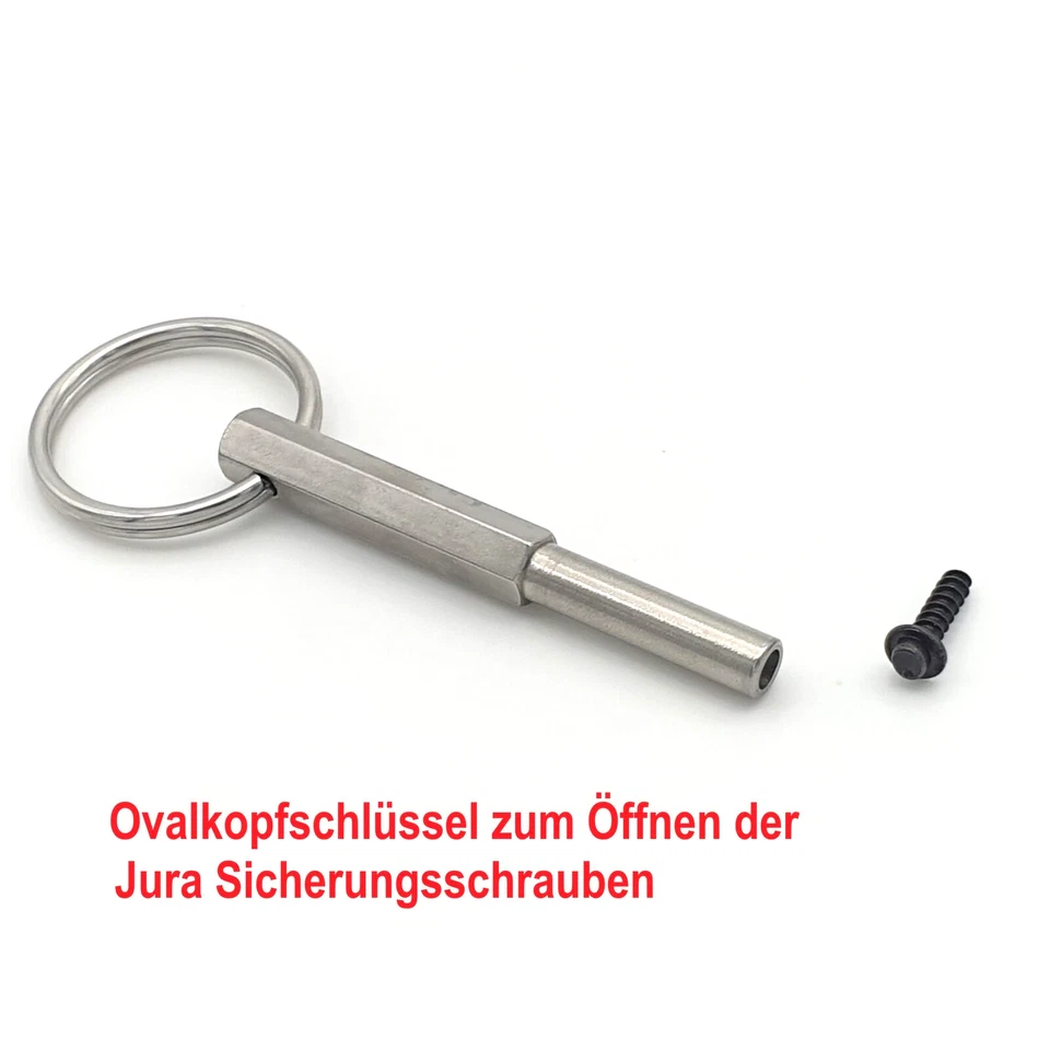 EIGENMARKE Llave de cabeza ovalada, llave de cabeza ovalada adecuada para todos los Jura Krups AEG Nespresso