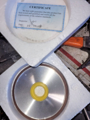 4'' x 1/4 '' x3/4 bore diamond wheel for Oliver ITCH head planner and others (5-1)