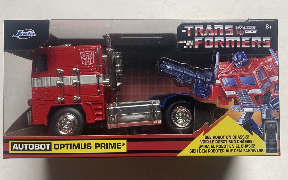 Optimus Prime Jada Hollywood Rides Transformers Classic Autobot Car Toy