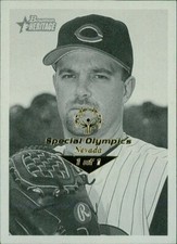 Pete Harnisch Reds 2001 Bowman Heritage Card #2 Special Olympics Nevada 1/1