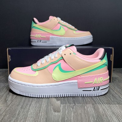 Nike Air Force 1 Low Shadow Arctic Punch \u0026 Barely Volt Sneakers Womens Size  8 | eBay