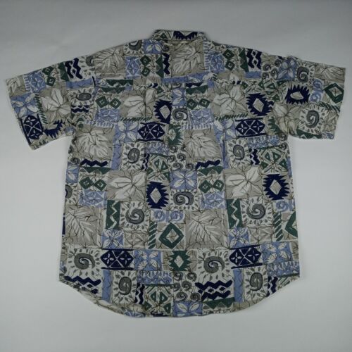 BUGLE BOY Vintage Hawaiian Shirt Button Up Men's Size Medium Tropical Aloha - Picture 5 of 9