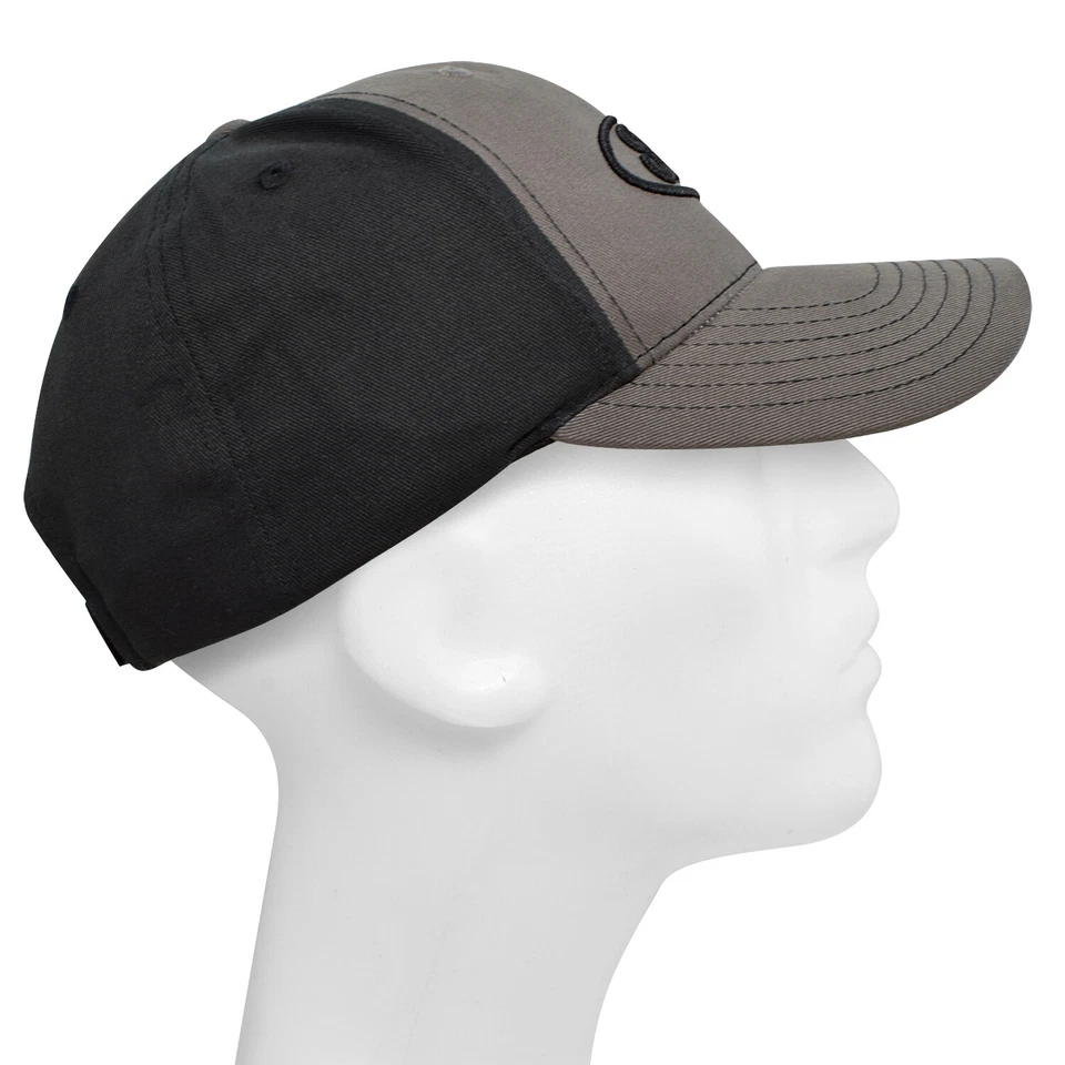 Gorra de béisbol deportiva Ford Logo gris delantera y trasera negra Foto 3 de 3