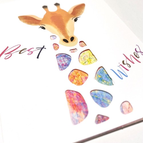 Handmade Birthday Birthday Card All Occasion Greeting Card For Her Mum Giraffe - Picture 4 of 5