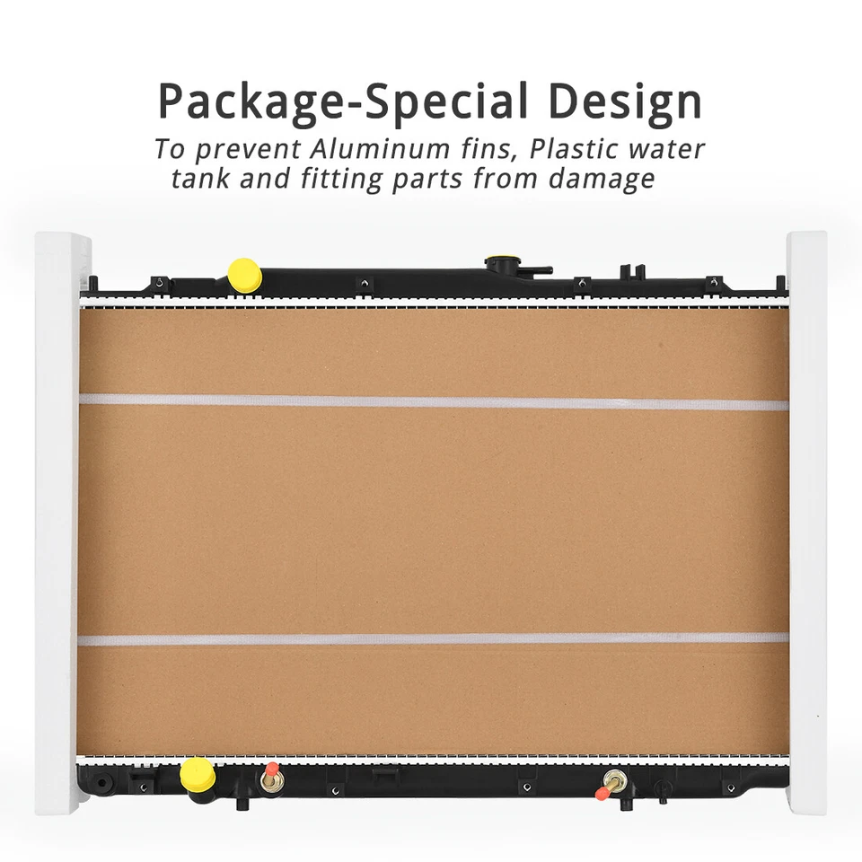 Radiador 2417 para Honda Pilot EX EX-L 2001 2002 2003 2004 Acura MDX Base Touring Foto 3 de 4