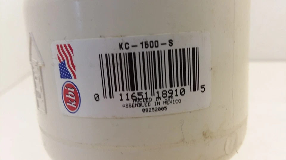 KBI KC-1500-S SLIP JOINT SPRING CHECK VALVE 1-1/2" DIA 200 PSI PVC BODY NNB - Image 2 of 4