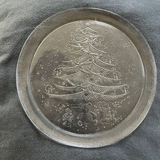 Les Verreries De Saint Gobain Duralex Christmas Tree Platter France