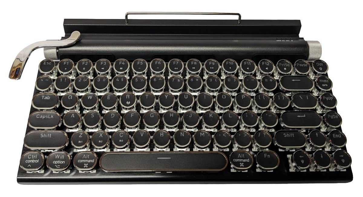 キーボード 7Keys TW1867 Retro typewriter keyboard Amazon.com: 7KEYS Typewriter Keyboard Wireless Retro Style