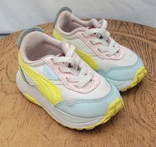 Puma Cruise Rider Pop Glitch Toddler Girls Shoes 4C Multicolor Casual Sneaker